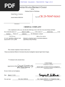 United States of America v. Joanne Marian Segovia