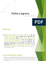 Política Agraria: Gabriela Alanda FCJS/UNL
