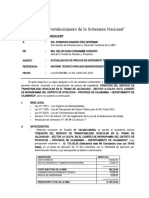 Informe 031 Actualizacion de Precios Jalcahuasi
