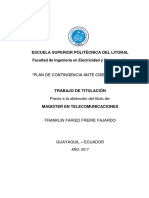 Escuela Superior Politécnica Del Litoral: Facultad de Ingeniería en Electricidad y Computación