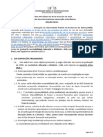 Processo seletivo EaD UFRB 2023.1