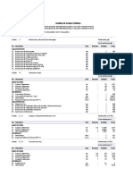 Analisis de Costos Unitarios