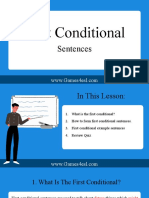 Learn First Conditional Sentences