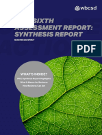 IPCC Sixth Assessment Report Synthesis Report: Business Brief