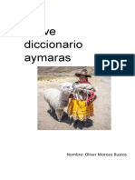 Diccionario Aymara