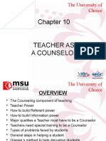 Teacher As A Counselor