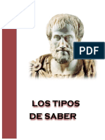 LOS TIPOS DE SABER (Curso Angulo)