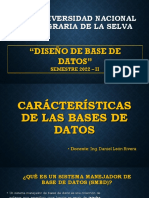 Universidad Nacional Agraria de La Selva: "Diseño de Base de Datos"