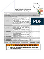 M7 Newspaper Cover RUBRIC