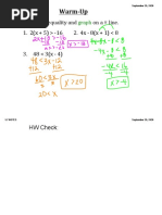 Variables On Both Sides of Equations