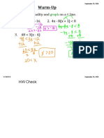 Variables On Both Sides of Equations