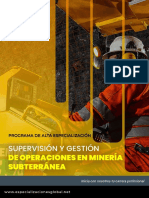 Brochure-Supervision y Gestion de Operaciones en Mineria Subterranea