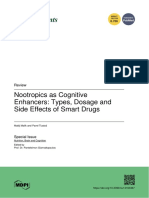 Nootropics As Cognitive Enhancers: Types, Dosage and Side Effects of Smart Drugs