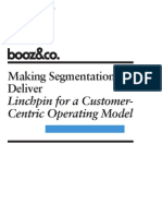 BoozCo Segmentation Customer Centric Operating Model