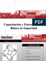 Capacitación y Entrenamiento Básico en Seguridad