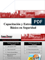 Capacitación y Entrenamiento Básico en Seguridad