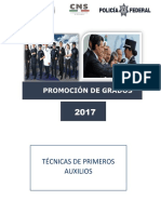 Proceso de Promoción de Grados 2017 Técnicas de Primeros Auxilios