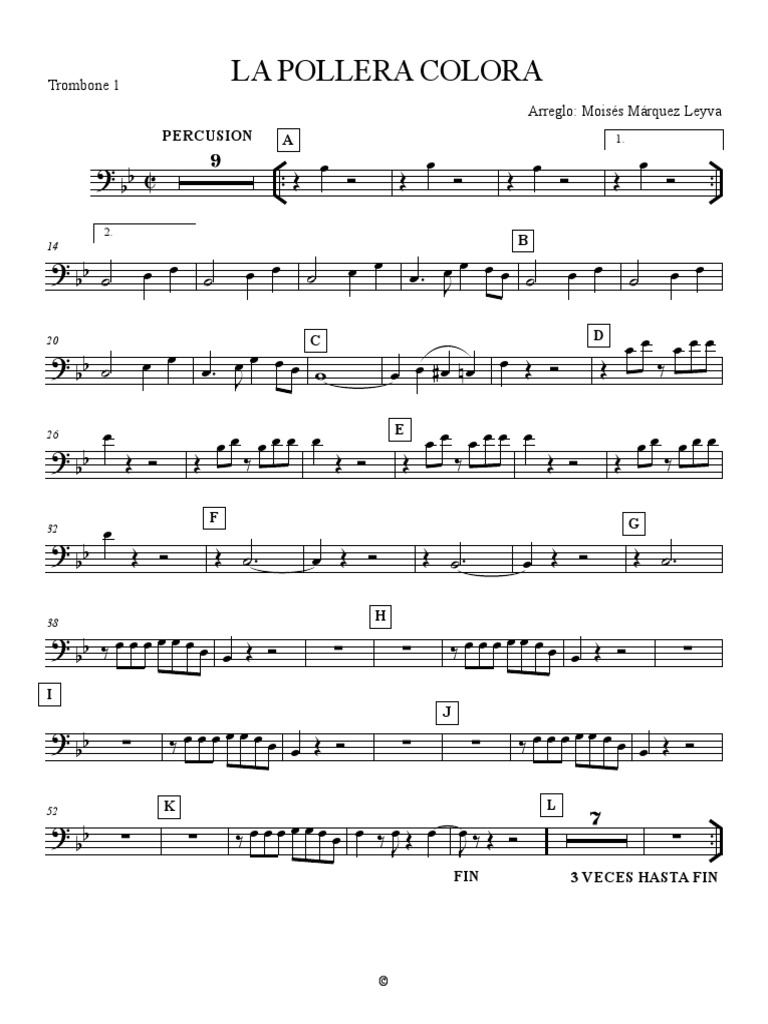LA POLLERA COLORA TUBARA 2022 Trombone 1 PDF