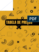 Tabela de Preços