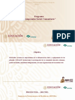 Programa "Compromiso Social Comunitario": Unidad de Operación Desconcentrada para La Ciudad de México