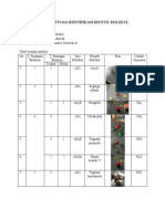 Laporan Tugas Identifikasi Bentuk Molekul