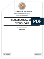 Problematicas de La Tecnología: Universidad José Vasconcelos