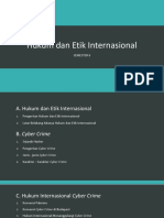 Hukum Dan Etik Internasional