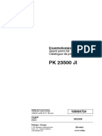 PK 23500 JI: Ersatzteilkatalog