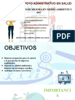 Oportunidades de Mejora en Medio Ambiente Y SST: Laura Estefania Pichina Pino