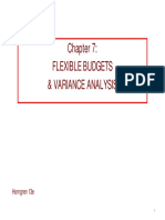 Flexible Budgets & Variance Analysis & Variance Analysis: H 13 Horngren 13e
