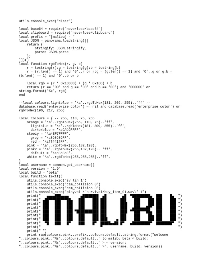 Malibu Anti-Aim Script Guide | PDF