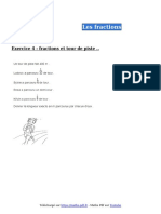 Les Fractions Exercice 4 Sixieme