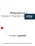 Polymères:: Structures / Propriétés / Applications