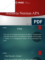 Asesoría Normas APA: Mtr. Cristhian Delgado González
