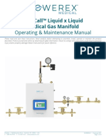 Firstcall™ Liquid X Liquid Medical Gas Manifold: Operating & Maintenance Manual