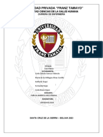 Universidad Privada "Franz Tamayo": Facultad Ciencias de La Salud Humana