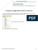 App Inventor - Bloques Integrados (Built-In Blocks)