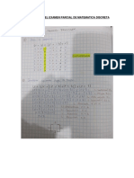 Resolucion Del Examen Parcial de Matematica Discreta