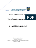 Teoría Del Consumidor: Práctica de Microeconomía I (290)