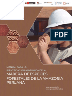 Manual de Identificación de Maderas de Especies Forestales Peruanas