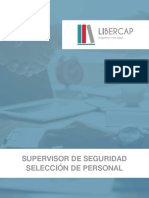 Selección de personal para supervisor de seguridad