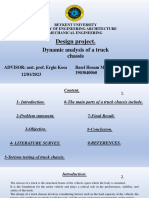 Design Project.: Dynamic Analysis of A Truck Chassis