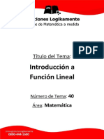 Funcion Lineal