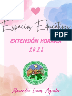 ESPACIO EDUCATIVO, Extension Horaria.
