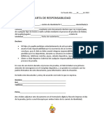 Carta de Responsabilidad: Declaro