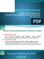 Penyampaian SK Dirjen Pendis SOP AM 2023