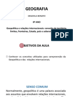 Conceitos de Geopolítica e Relações Internacionais