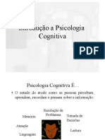 Introdução A Psicologia Cognitiva