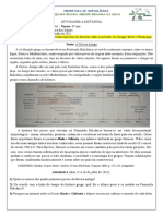 Professor Manoel História 6º Ano Atividades de 12 A 23-07