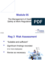 Module05 The Management of Health and Safety Regulations